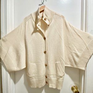 (2) Apart Chunky Wool/Cashmere Boho Quiet Luxury Longline Lagenlook Cardigan Sw…